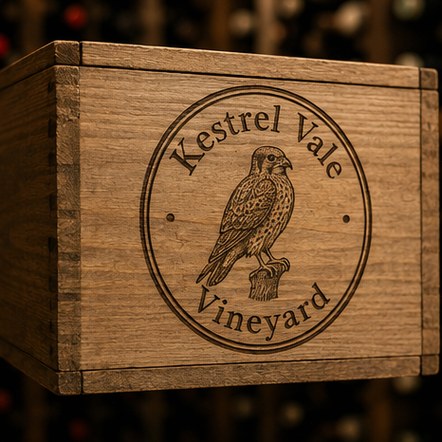 Customized wooden crates for wineries, breweries and distilleries